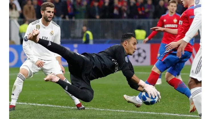 Keylor Navas salvó la primera ocasión que cedió el Madrid y luego marcó