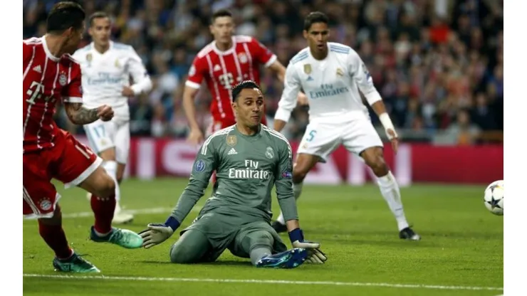 James le marcó un gol a Keylor en la semifinal de la pasada Champions League