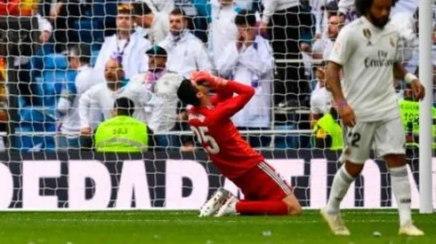 El belga Thibaut Courtois pecó en el primer y madrugador gol de Levante