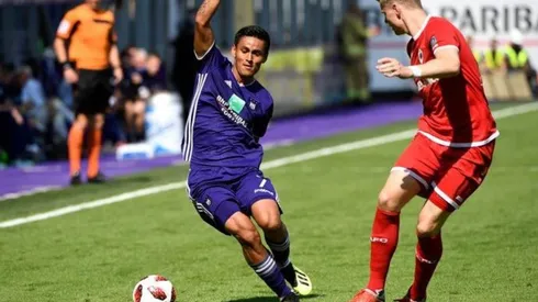 El hondureño jugó en defensa con Anderlecht y finalmente festejó