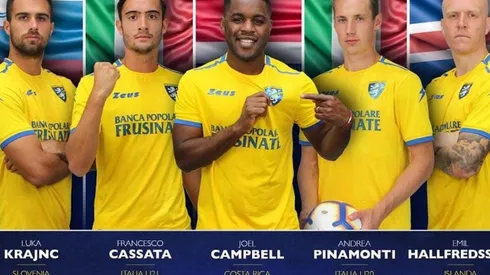 Frosinone anunció a Joel Campbell como uno de sus internacionales para la Fecha FIFA