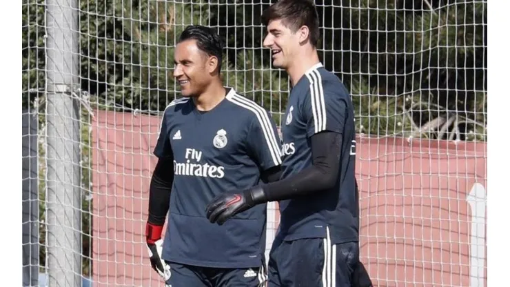 Navas y Courtois se rotarían el arco merengue con Kiko Casilla como escolta