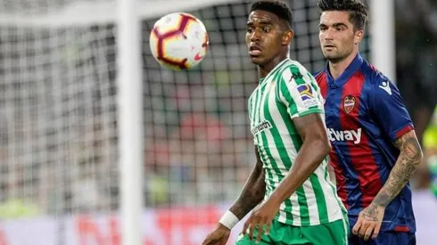 El lateral dominicano se estrenó con Betis en la primera fecha de La Liga