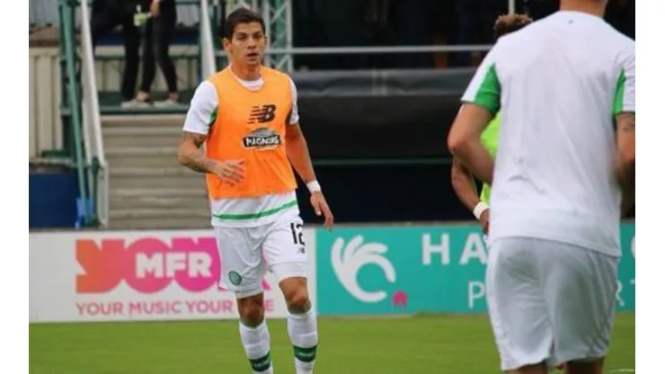 El defensor costarricense se quedó entre los suplentes del Celtic