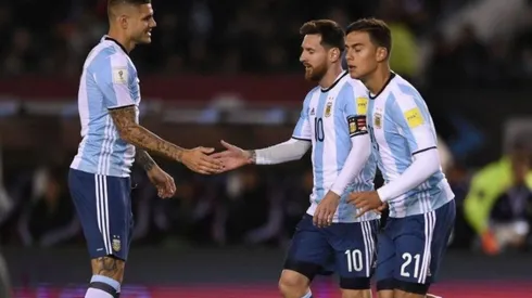 Mauro Icardi y Paulo Dybala deberán combinarse ante la falta de Messi para los amistosos