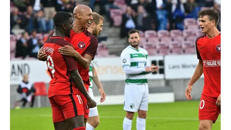 El costarricense marcó su segundo tanto seguido con el club danés y primero en Europa