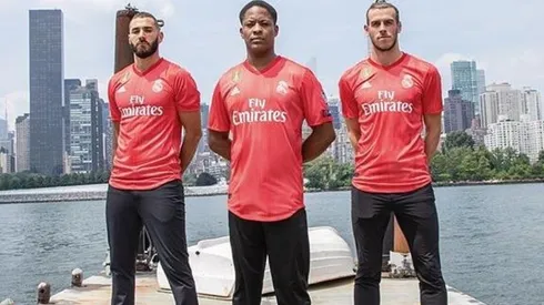 El inglés fue presentado junto a Karim Benzema y Garteh Bale en Estados Unidos