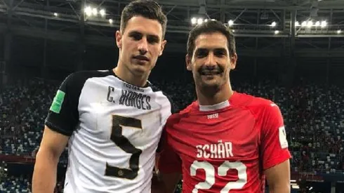 Borges y Schär se enfrentaron en la última fecha de la ronda de grupos en Rusia 2018