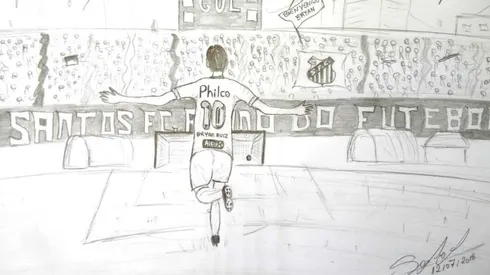 Los aficionados santistas ya imaginan al costarricense celebrando sus goles