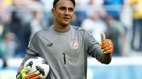 El portero internacional costarricense aguarda por la llegada de Courtois