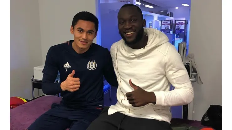 Najar hizo amistad con Lukaku durante las visitas del astro belga al Anderlecht
