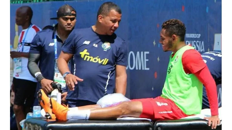 Díaz sufrió una lesión muscular en la previa al partido contra Túnez en Rusia 2018