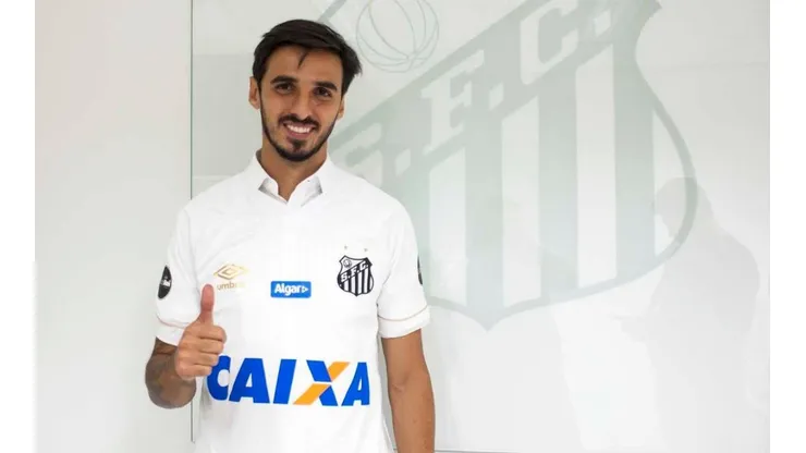 Ruiz regresó a Vila Belmiro cuatro años después para unirse al Santos
