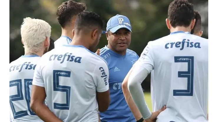 El "Verdao" llegó el viernes a Panamá y entrenó la mañana del sábado antes de su partido
