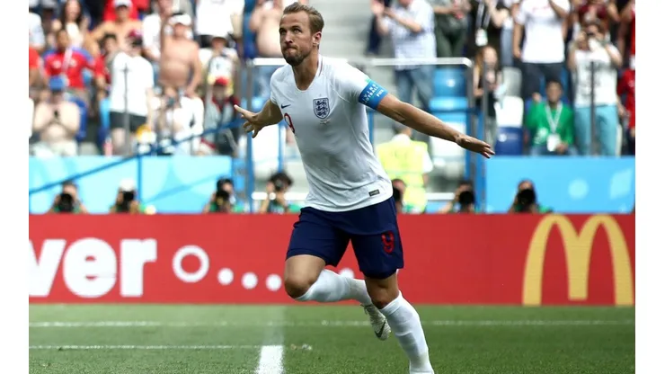 Harry Kane con sus tres goles lideró la ofensiva inglesa en Nizhny Novgorod