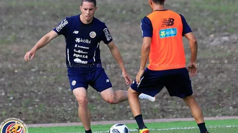 Daniel Colindres regresó el lunes a los trabajos con la selección tica en San Petersburgo