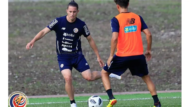 Daniel Colindres regresó el lunes a los trabajos con la selección tica en San Petersburgo