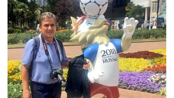 Jorge Luis Pinto se encuentra en Rusia como analista para radio y televisión de Colombia