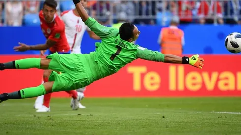 El portero tico destacó en su primer partido ante Serbia en Rusia 2018