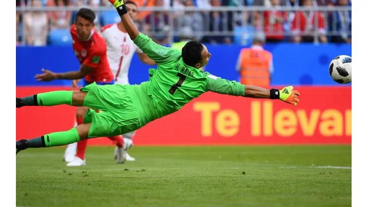 El portero tico destacó en su primer partido ante Serbia en Rusia 2018