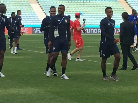 Panamá reconoció a medias césped del estadio Fisht