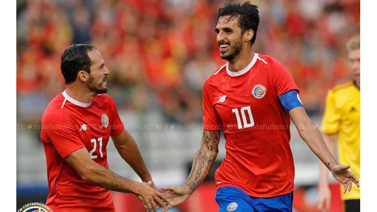 Bryan Ruiz marcó la ventaja de los ticos antes de ser arrollados por los belgas