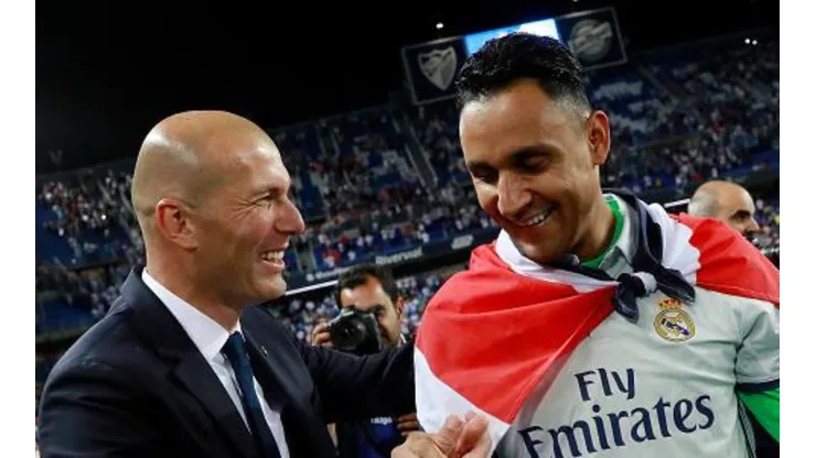 Keylor da muestras de afecto a través de Instagram después de la renuncia de Zidane al Real Madrid