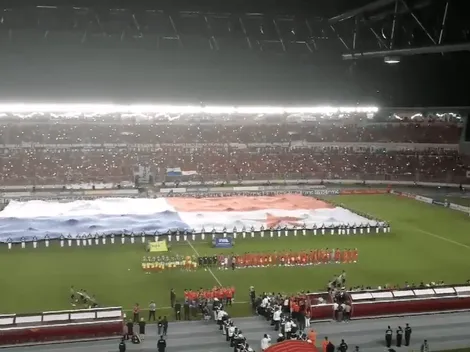 ¡Emocionante! Así se cantó el himno patrio panameño en el Rommel Fernández