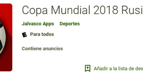 Una App imperdible para el Mundial Rusia 2018