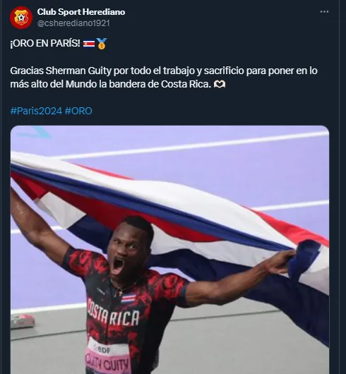 Herediano sobre Sherman Guity en redes sociales