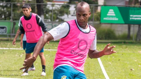Murillo entrenando con los Cremas.