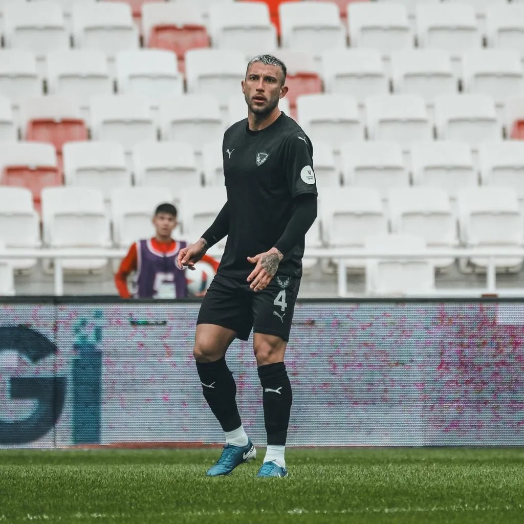 Calvo es uno de los líderes del Hatayspor (Instagram).