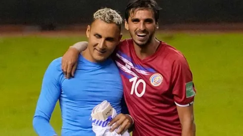 Keylor rNavas y Bryan Ruiz, dos de los legionarios más importantes de Costa Rica.