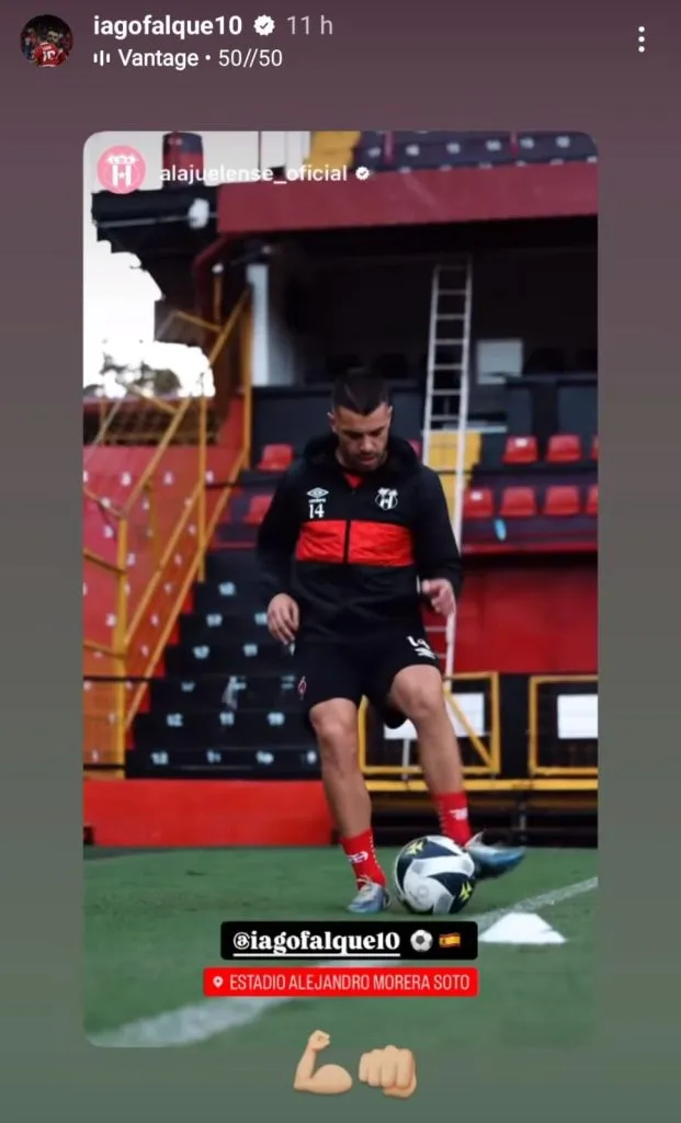 Las imágenes de Iago Falque, listo para regresar.