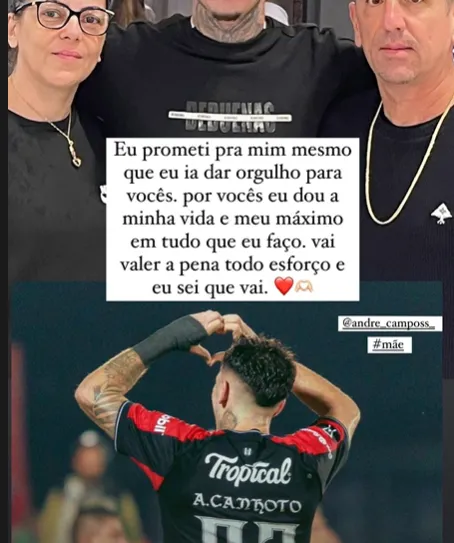 El mensaje de Canhoto a través de Instagram (Instagram).