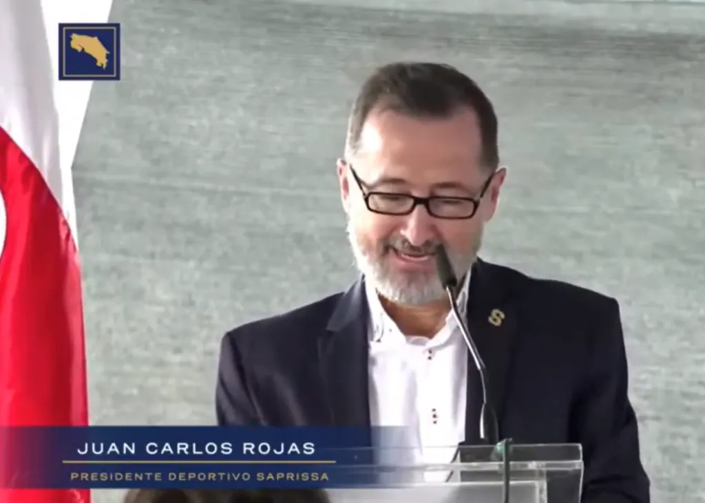 Juan Carlos Rojas dijo presente en la inauguración del puente Ricardo Saprissa Aymá.