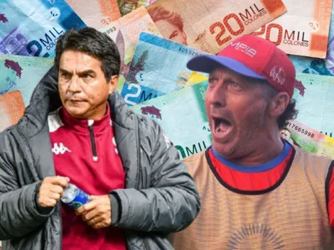 El salario de Pedro Troglio en Olimpia a diferencia de Vladimir Quesada