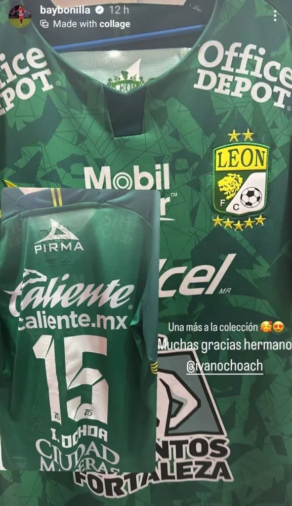 La provocación de Byron Bonilla a Alajuelense. (Instagram)