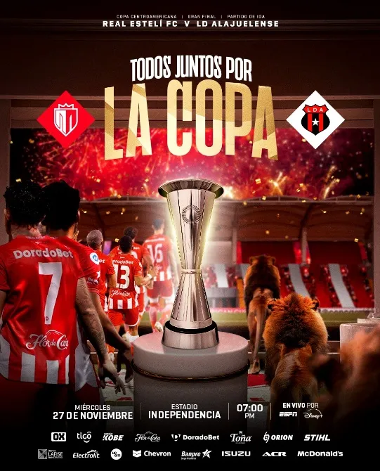 El posteo que compartió Real Estelí en redes sociales.