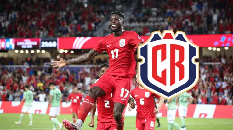 José Fajardo festeja uno de sus goles ante Costa Rica.