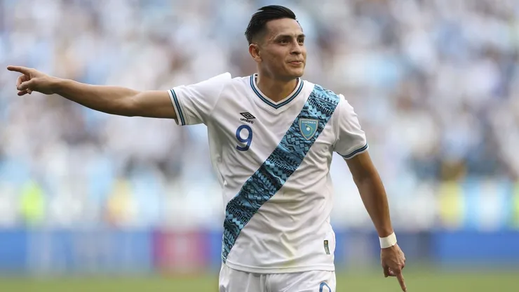 Rubio Rubín, delantero de Guatemala.