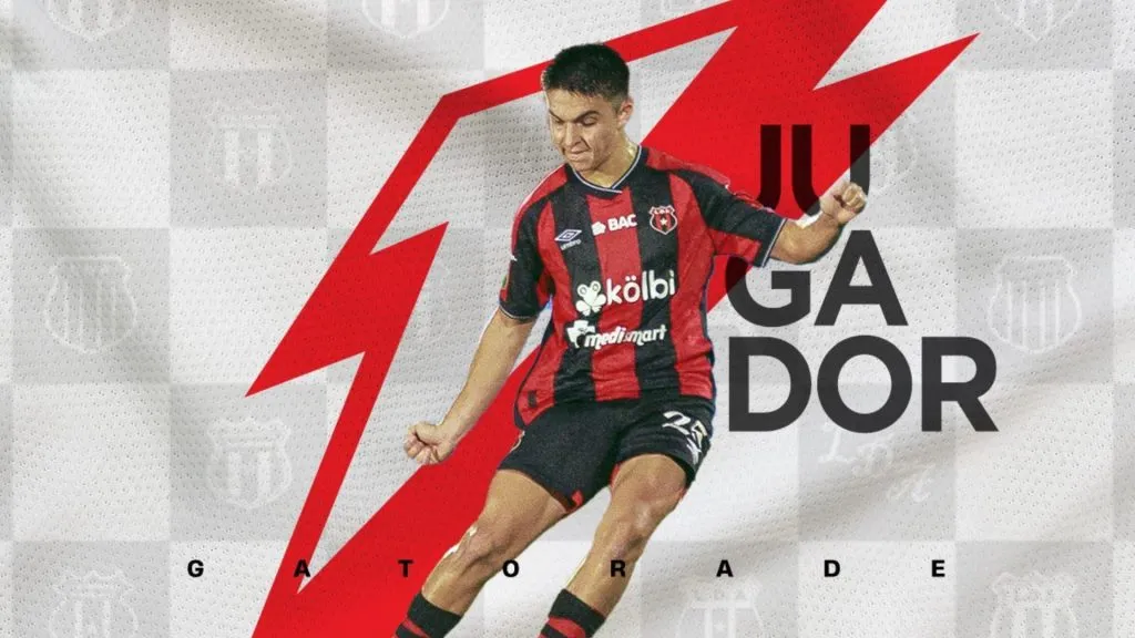 Santiago van der Putten fue elegido la figura ante Herediano.