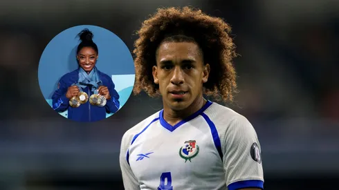 Coco comparte un logro con Simone Biles.