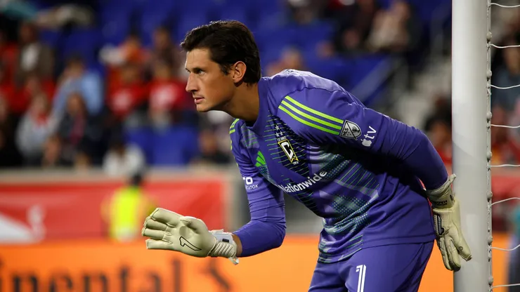 Nicholas Hagen con la camiseta del Columbus Crew.