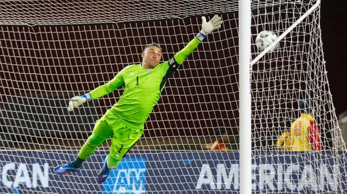 Keylor Navas en su último partido con la camiseta de la Sele.