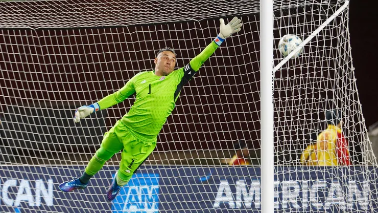 Keylor Navas en su último partido con la camiseta de la Sele.