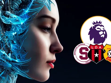 Los escudos de Saprissa, Alajuelense y Herediano si jugaran en la Premier League según IA