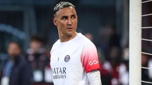 Keylor Navas con el París Saint-Germain.