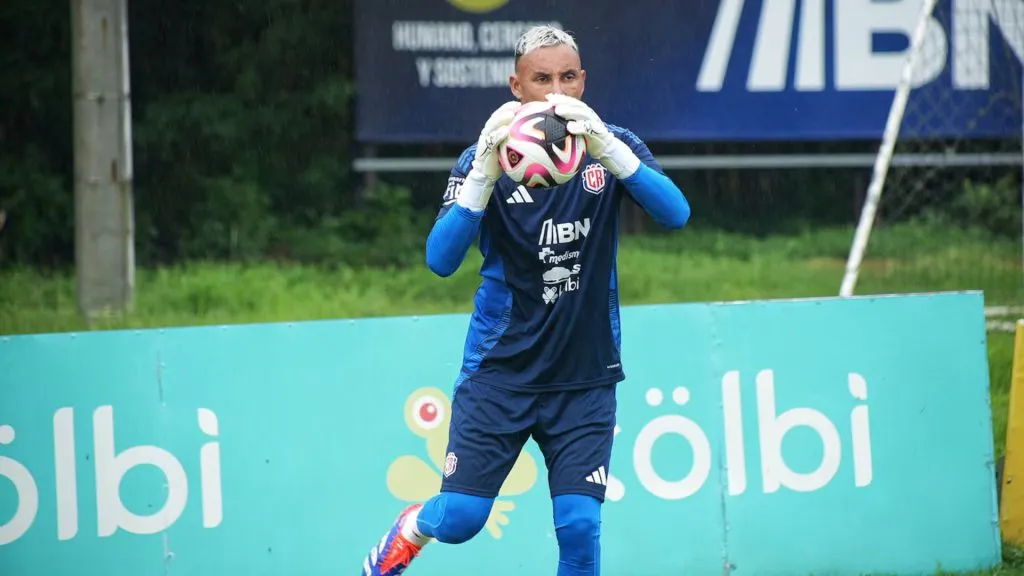 Keylor Navas (37 años) se estuvo entrenando con la Selección de Costa Rica.