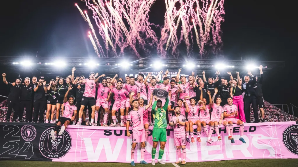 Inter Miami clasificó a la primera ronda de la Copa de Campeones tras ganar la Supporter’s Shield. (Foto: MLS)